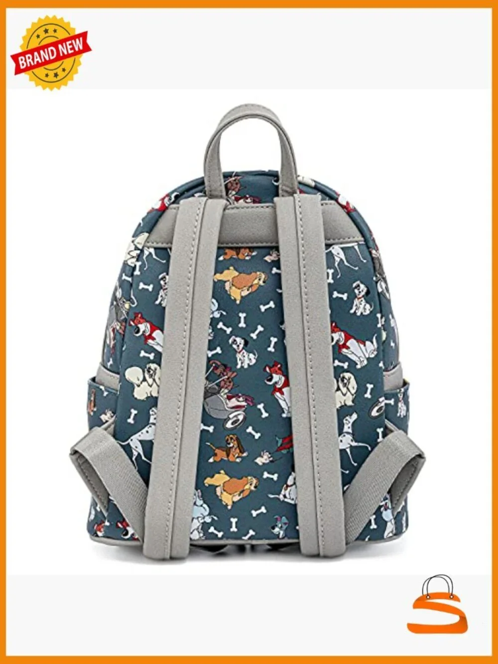 Disney Dogs All Over Print Mini Backpack Faux Leather